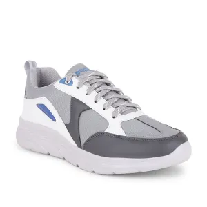 Leap7x Sports Light Grey Walking Shoes For Men YORKERS-1E By Liberty