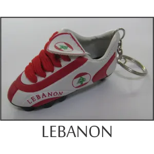 Lebanon Mini Soccer Shoe Key Chain