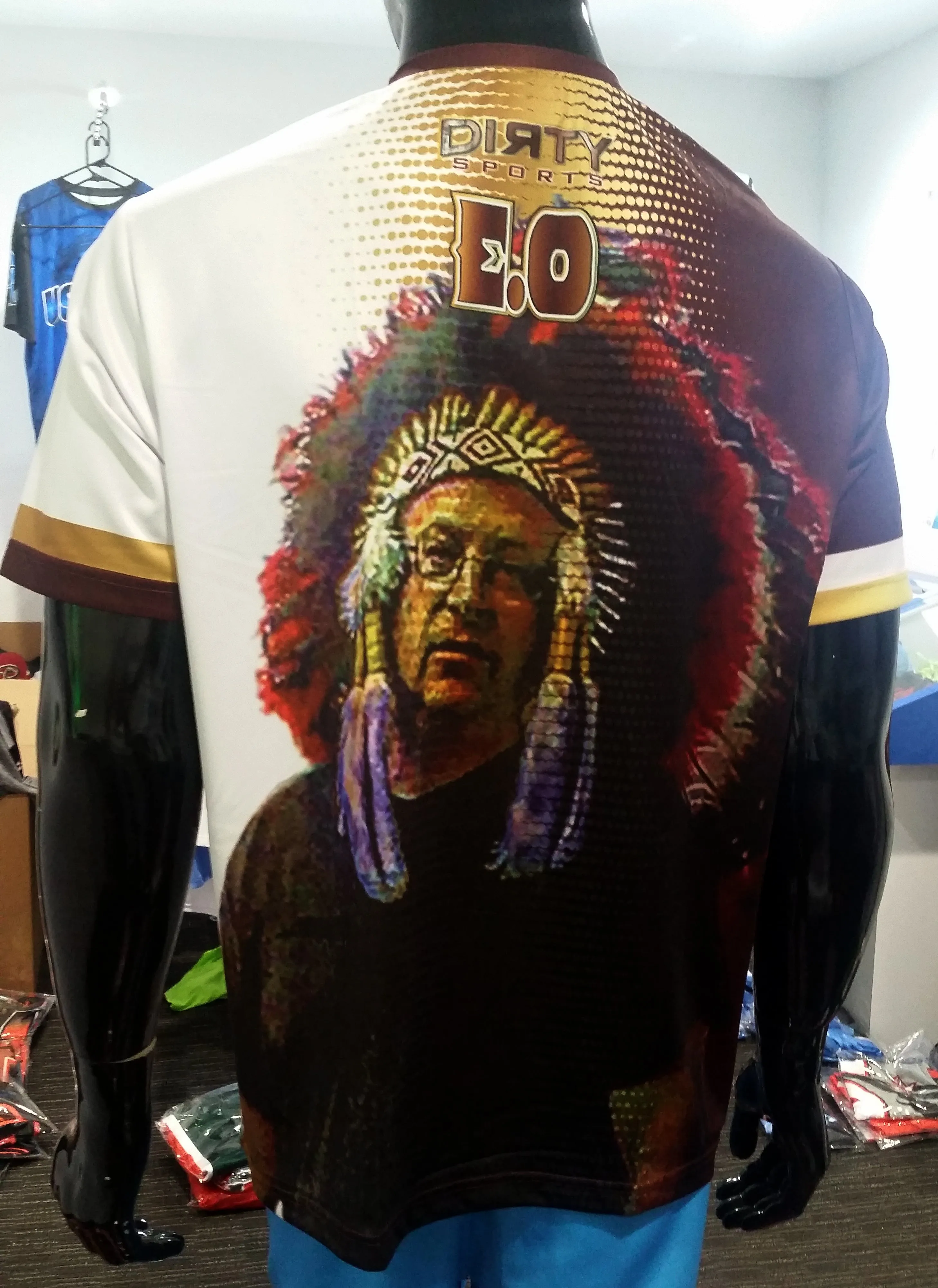 Leef's Little Chiefs, Kickball - Custom Full-Dye Jersey