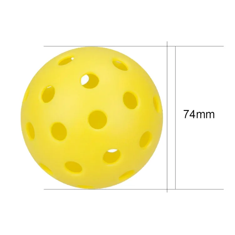 LEIJIAER 40 Holes Luminous Pickleball Outdoor Plastic Hole Ball(Blue)