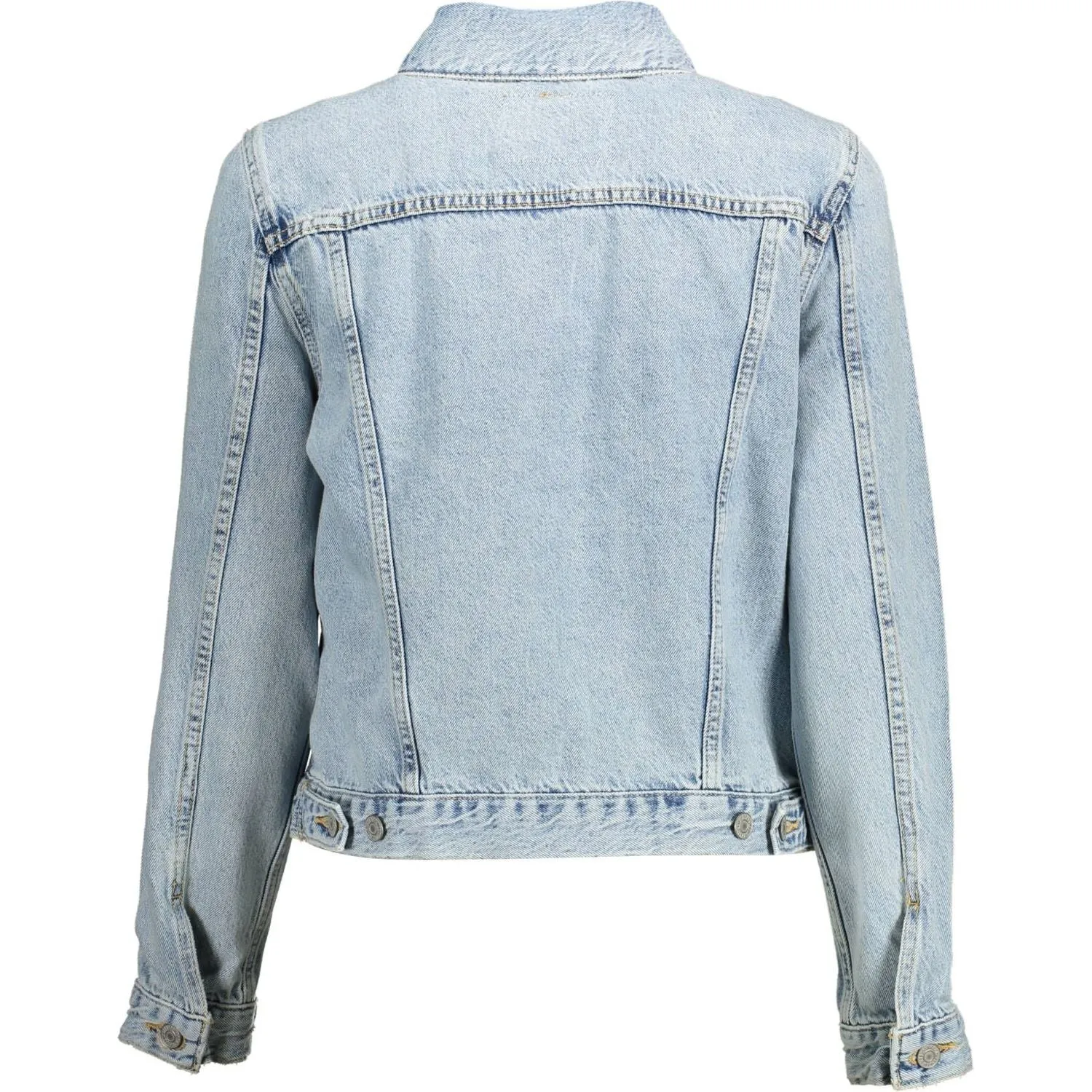 Levi's Light Blue Cotton Women Jacket