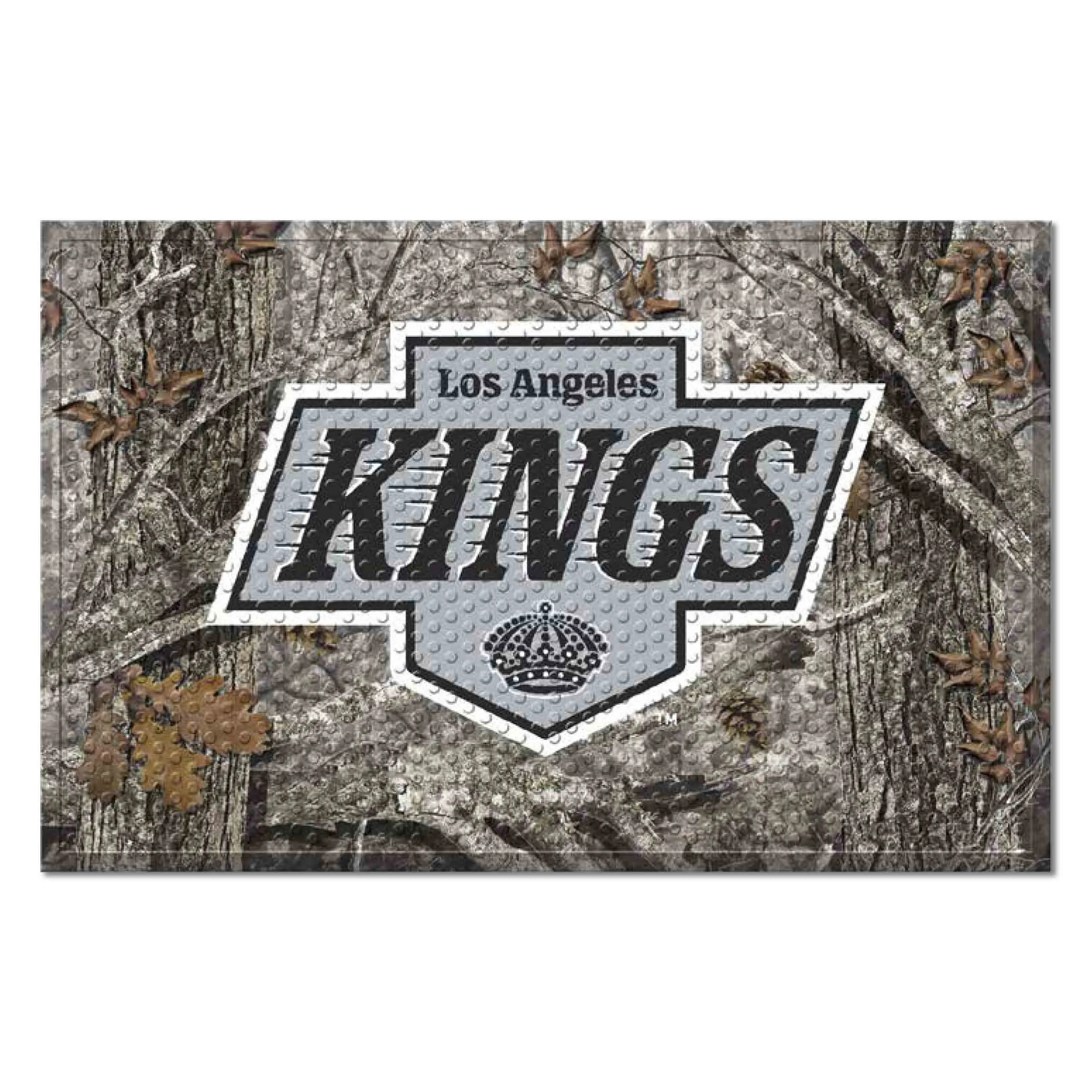 Los Angeles Kings Rubber Scraper Door Mat Camo