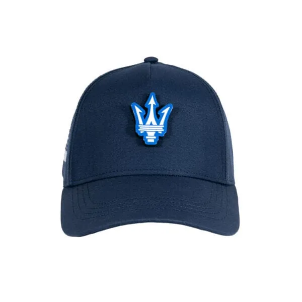 Maserati Trident Patch Baseball Hat - Blue