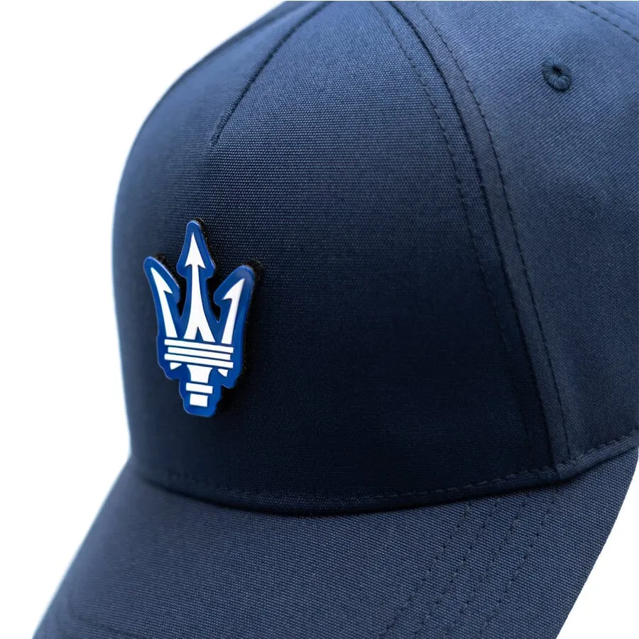 Maserati Trident Patch Baseball Hat - Blue