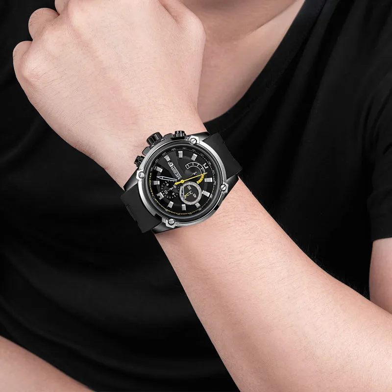 MEGIR Waterproof Military Style Sports Watch for Men