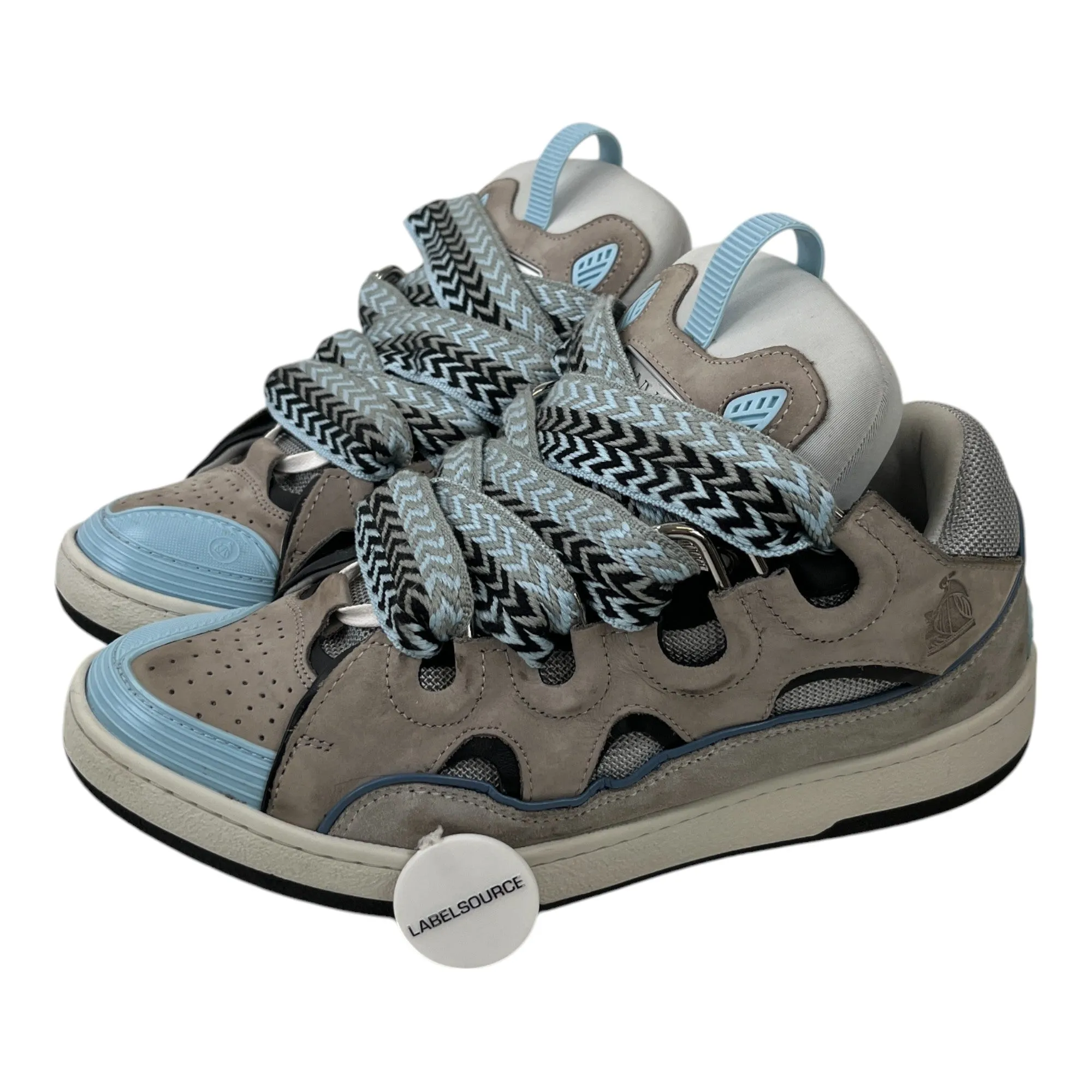 Men's Curb Low Trainers Grey Size EU 42 / UK 8