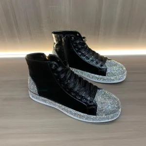 Men's Diamond High Top Fashion Board Shoes