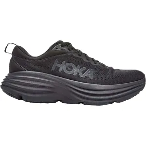 Men's Hoka Bondi 8 Black/Black Mesh