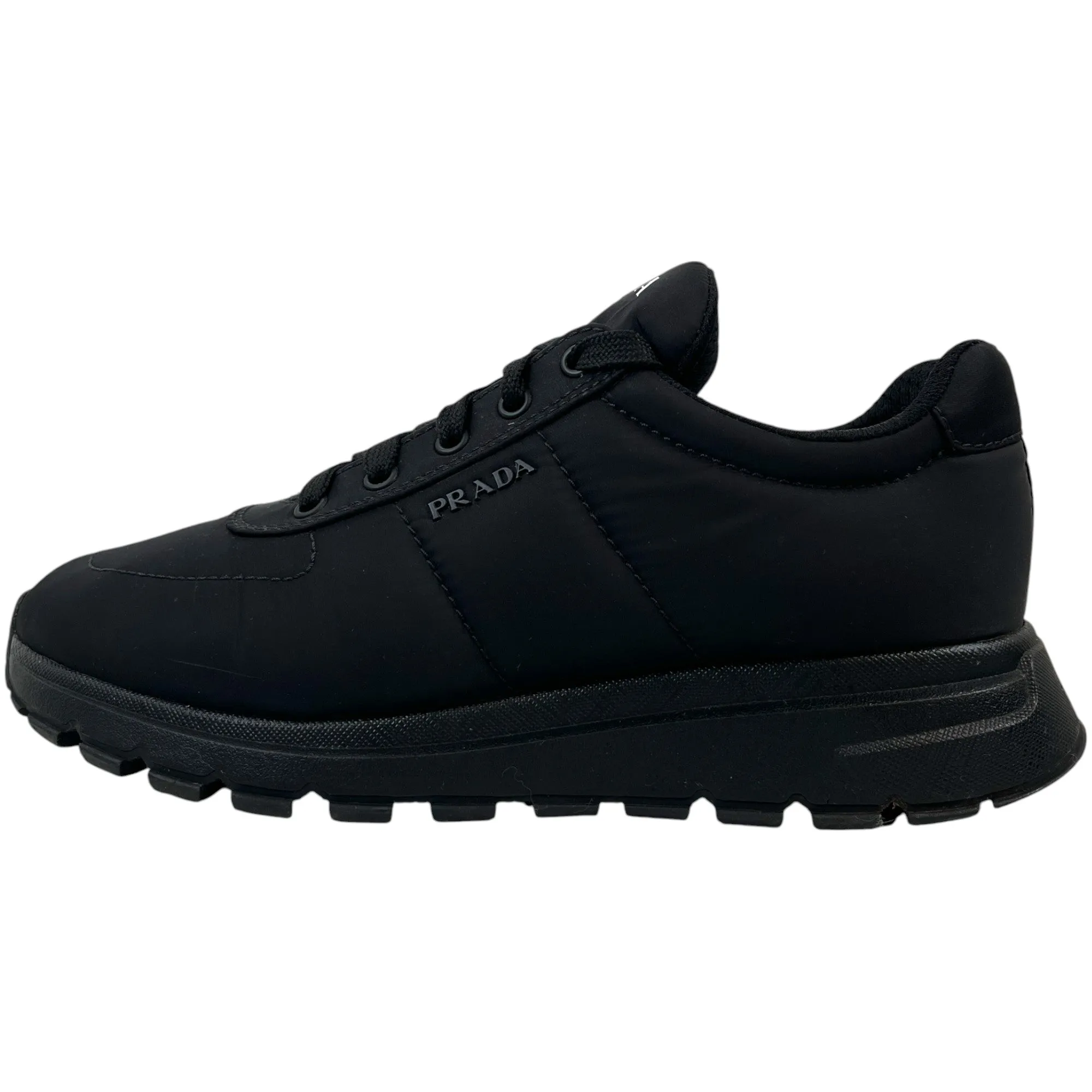 Men's Logo Low Trainers Black Size EU 40.5 / UK 6.5