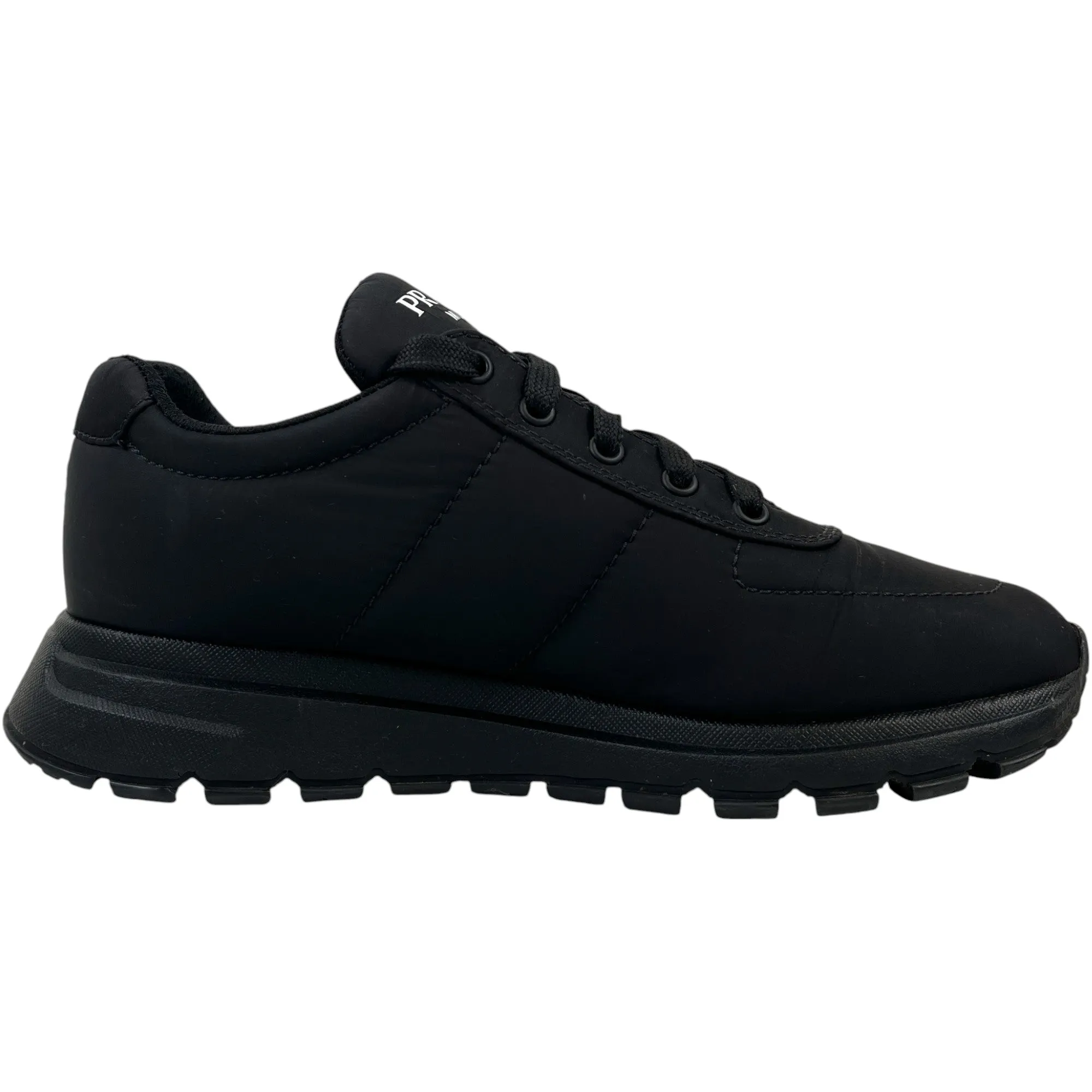 Men's Logo Low Trainers Black Size EU 40.5 / UK 6.5