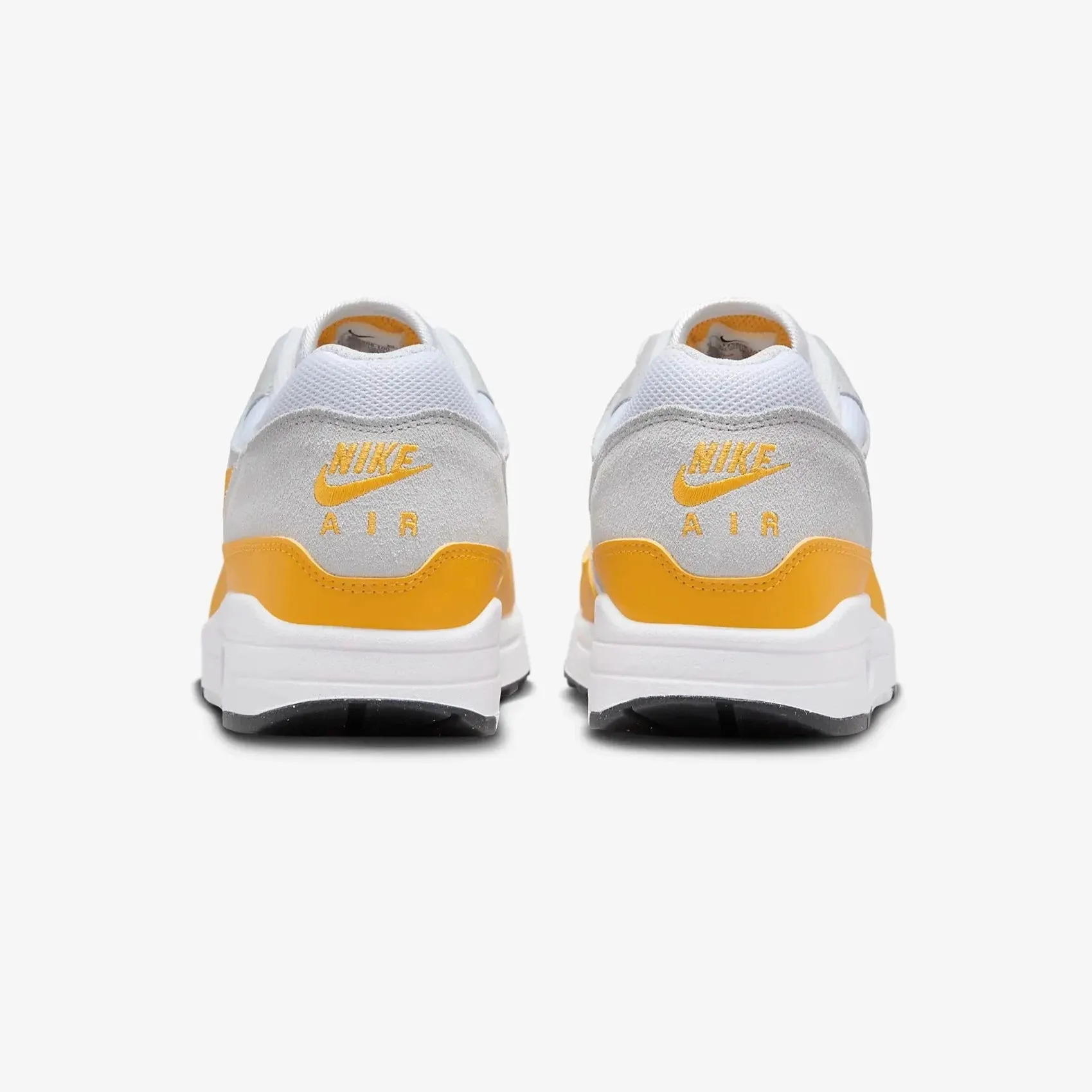 Men's Nike Air Max 1 - WHITE/UNIVERSITY GOLD-PURE PLATINUM