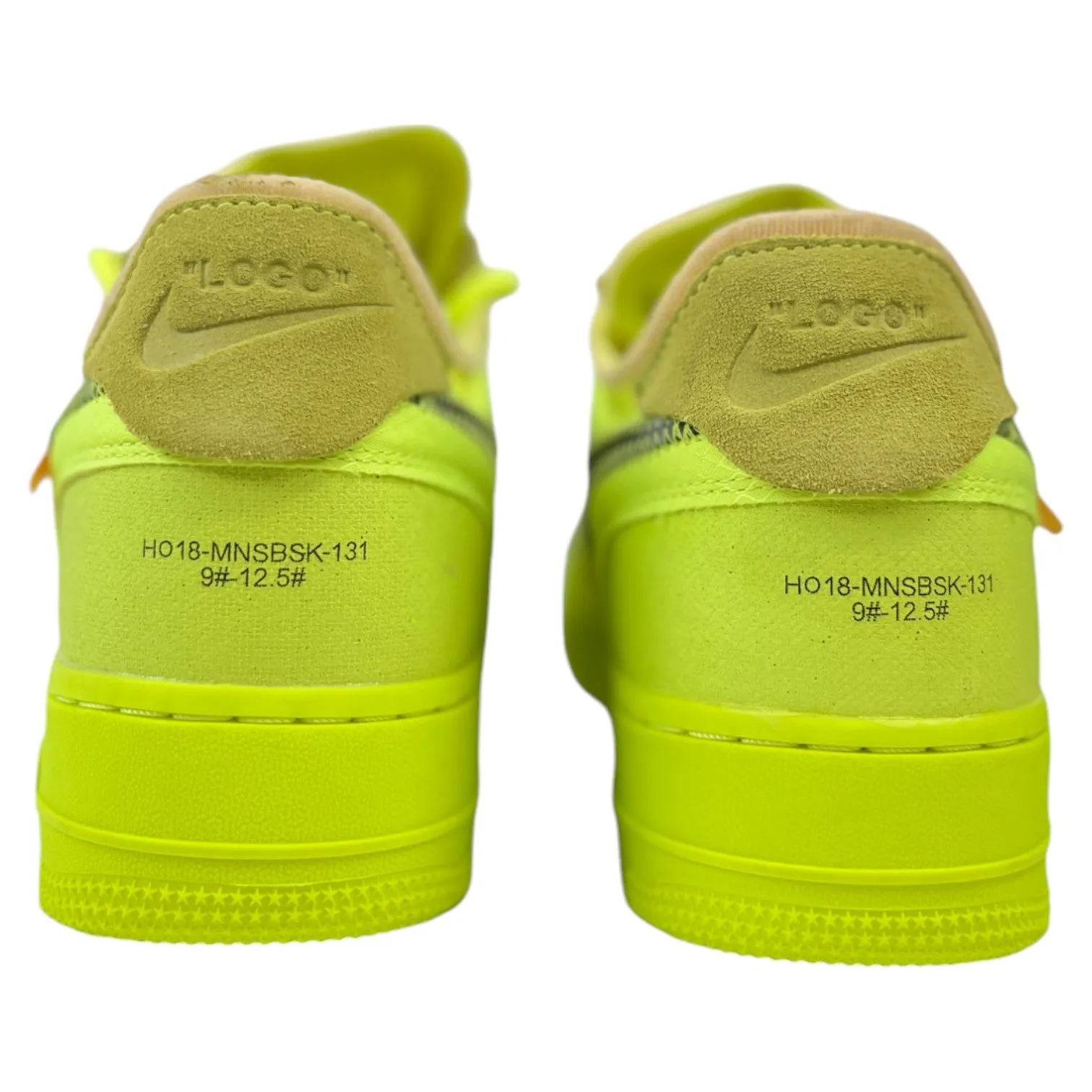 Men's X Off White Volt Low Trainers Yellow Size EU 43.5 / UK 9.5