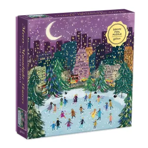 Merry Moonlight Skaters | 500 Piece Jigsaw Puzzle