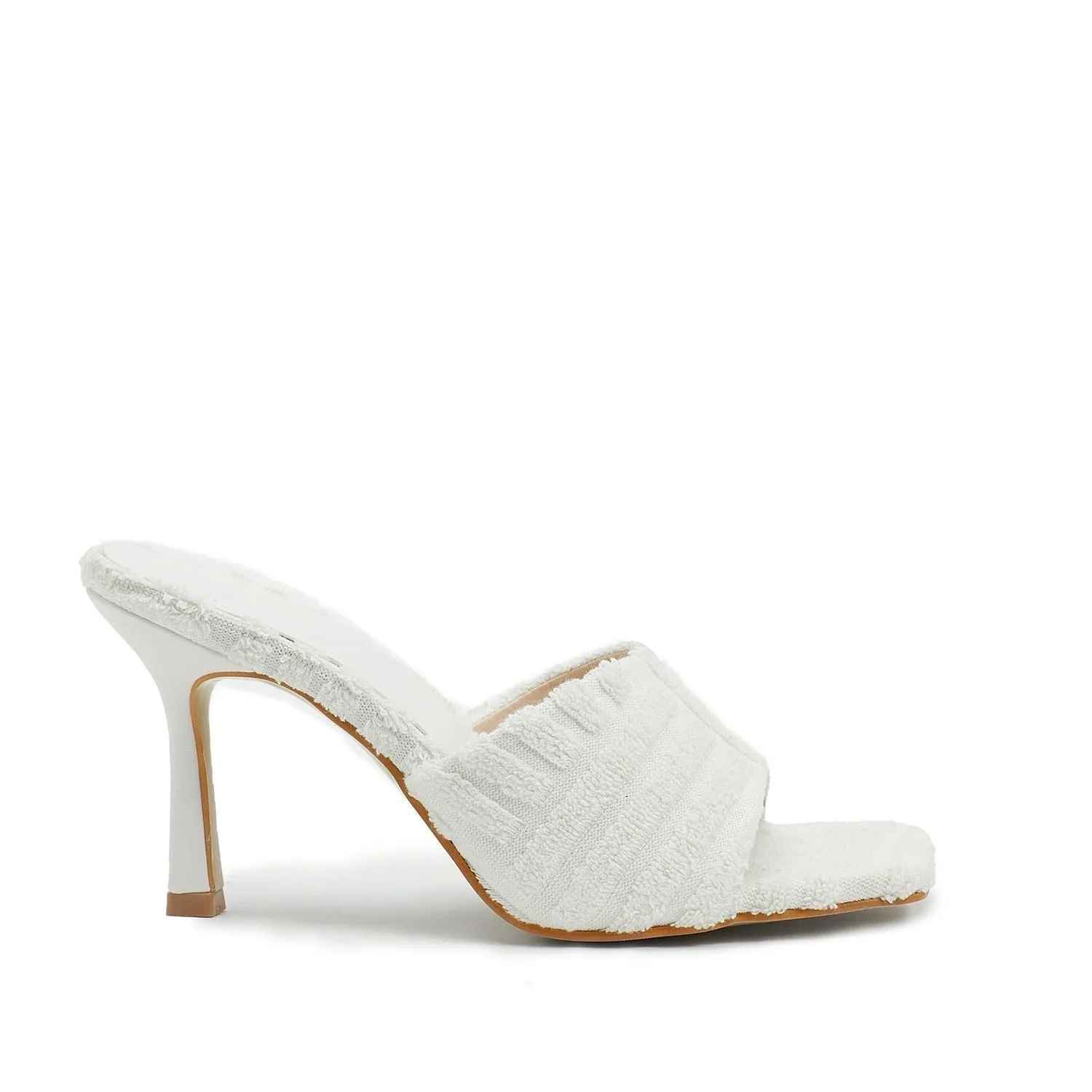 Minimalist Heeled Mule Sandals