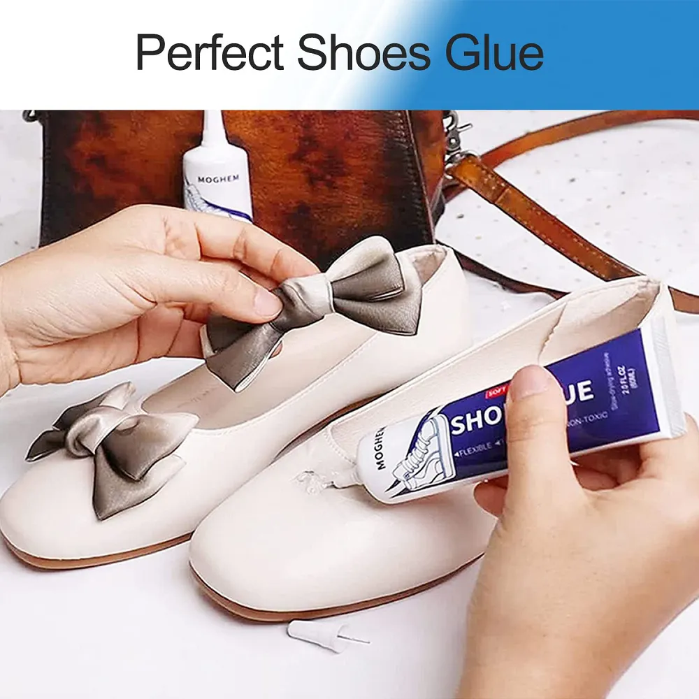 Moghem Shoe Glue Sole Repair Upper Adhesive Clear Waterproof