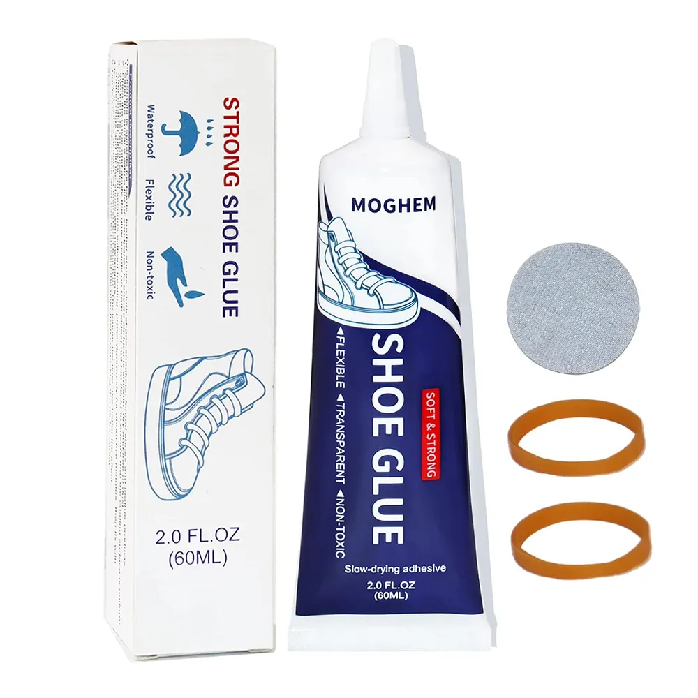 Moghem Shoe Glue Sole Repair Upper Adhesive Clear Waterproof