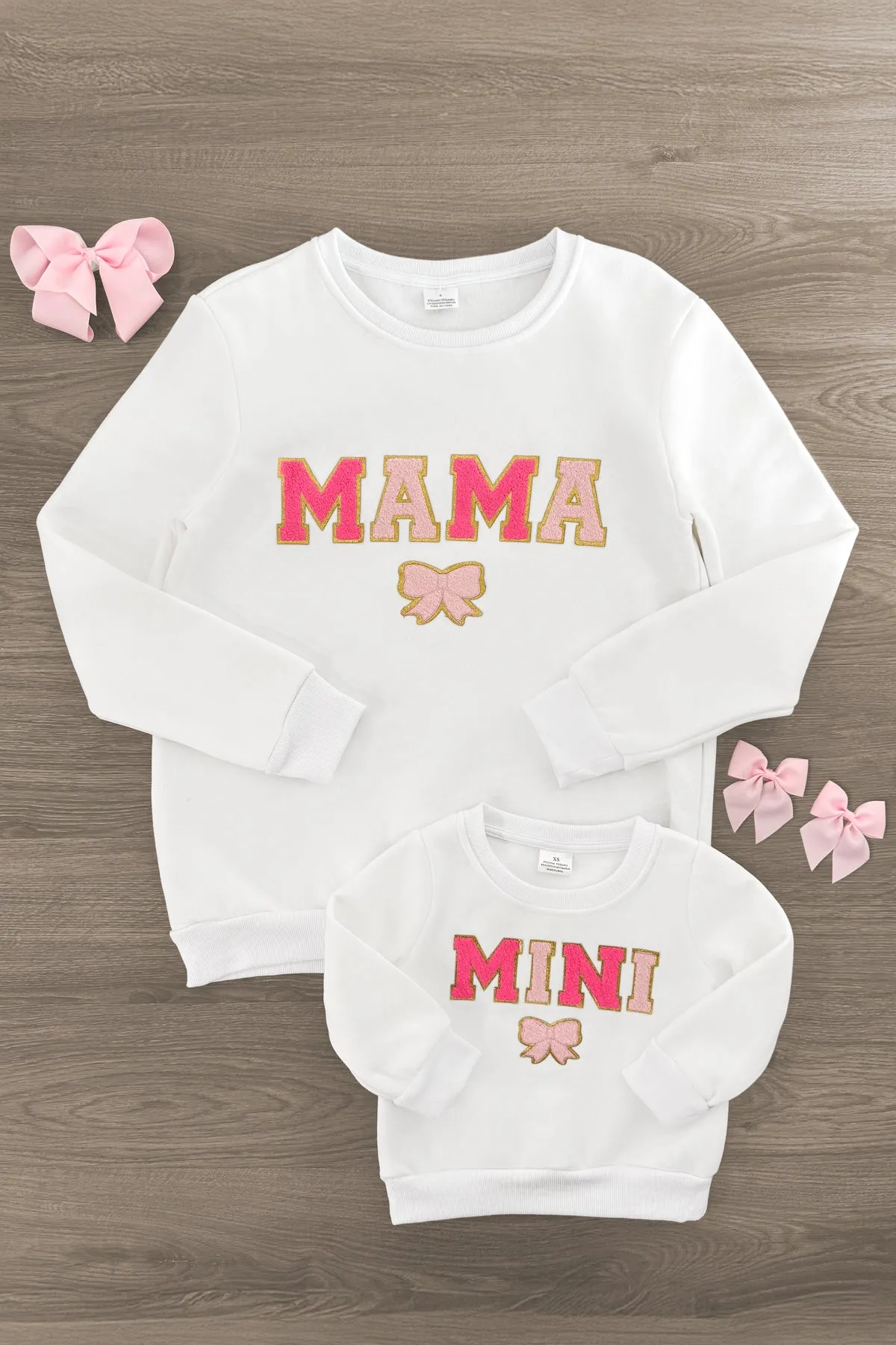 Mom & Me - "Mama & Mini" White Sweatshirt