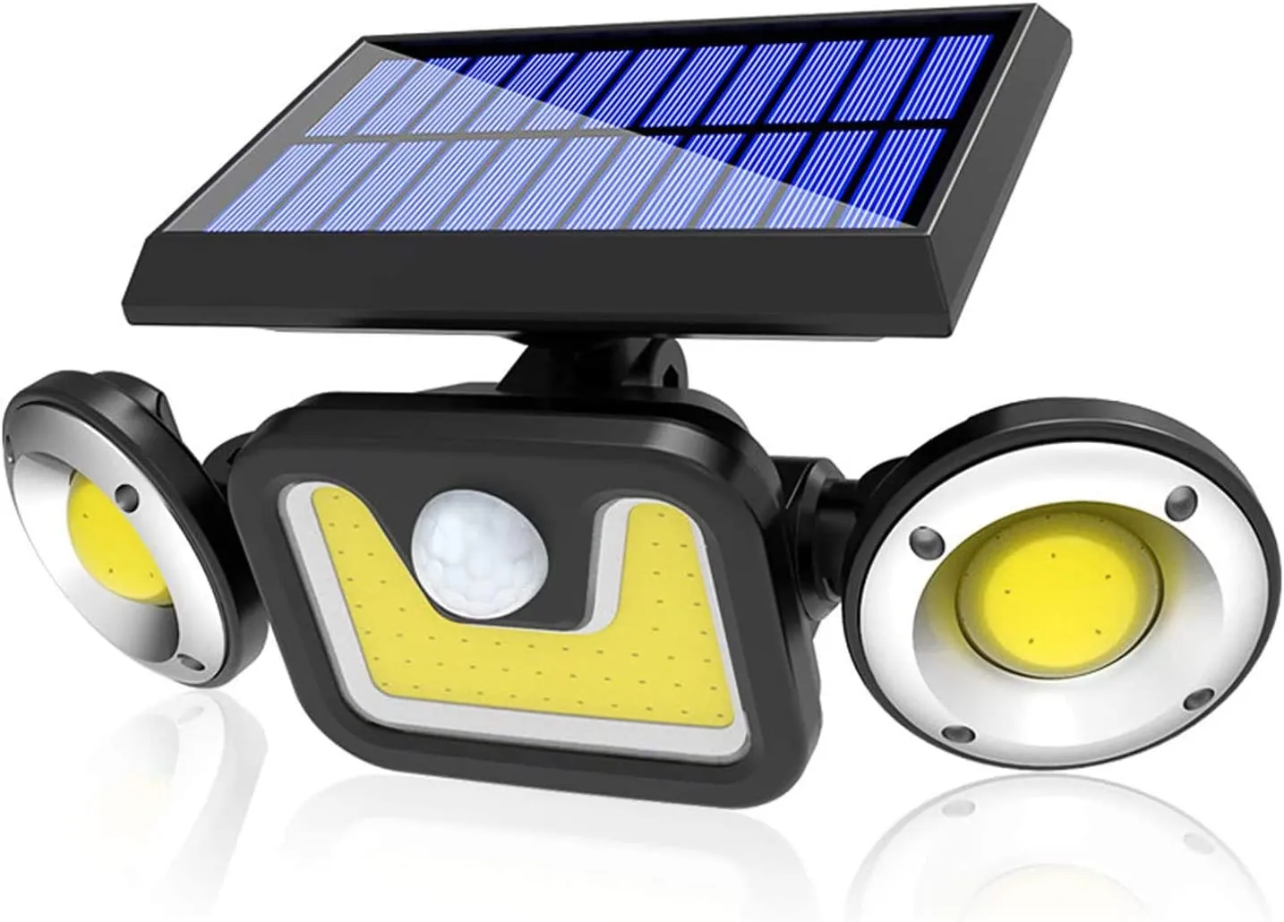 Motion Sensor Solar Lights, Adjustable Heads for Outdoors