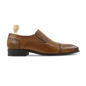 Nairobi - Men's Tan Brown Calf Leather Loafer