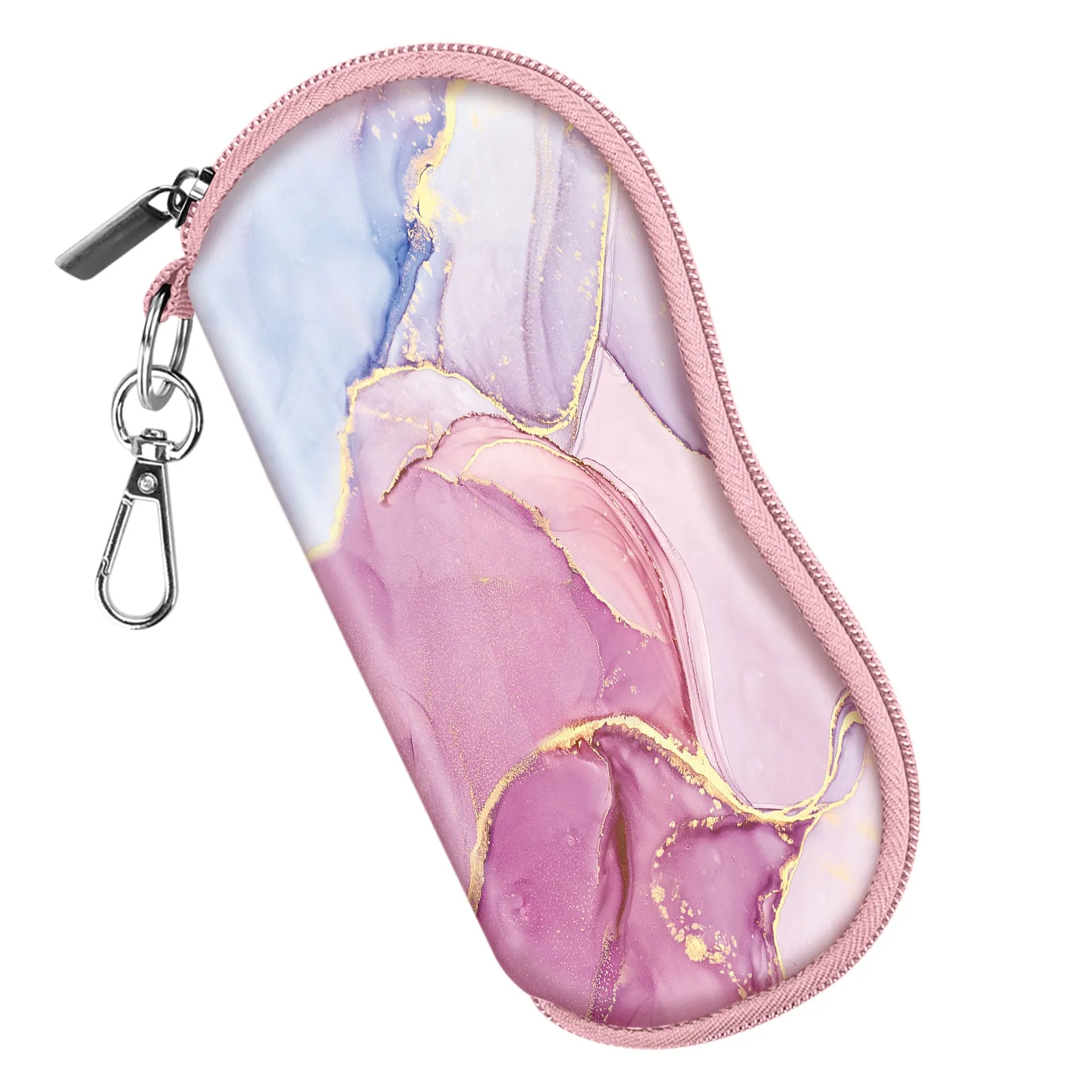 Neoprene Zipper Glasses Soft Case with Carabiner | Fintie