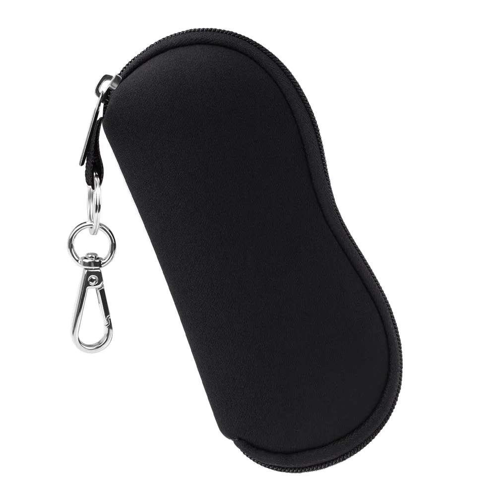 Neoprene Zipper Glasses Soft Case with Carabiner | Fintie