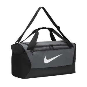 NIKE Brasilia Training Duffle Bag (Grey/Black/White)