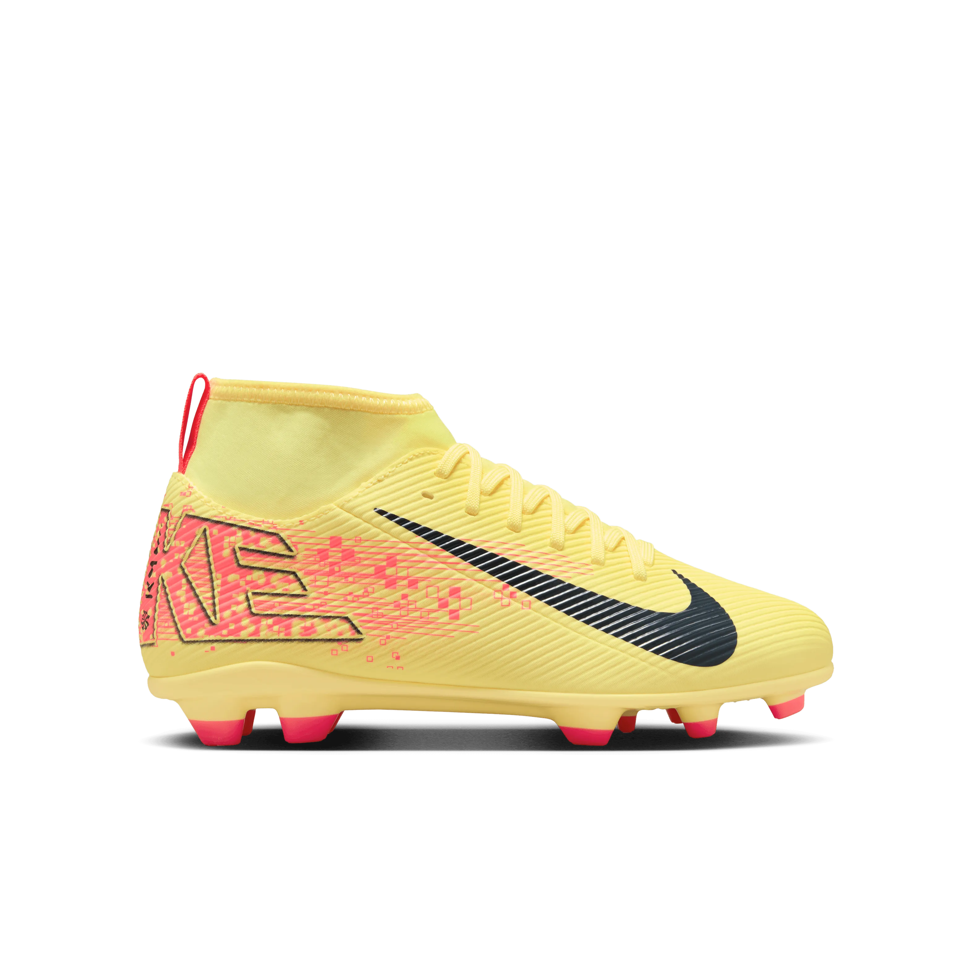 Nike Jr. Mercurial Superfly 10 Club "Kylian Mbappé" FG/Mg - Lt Laser Orange/Armory Navy