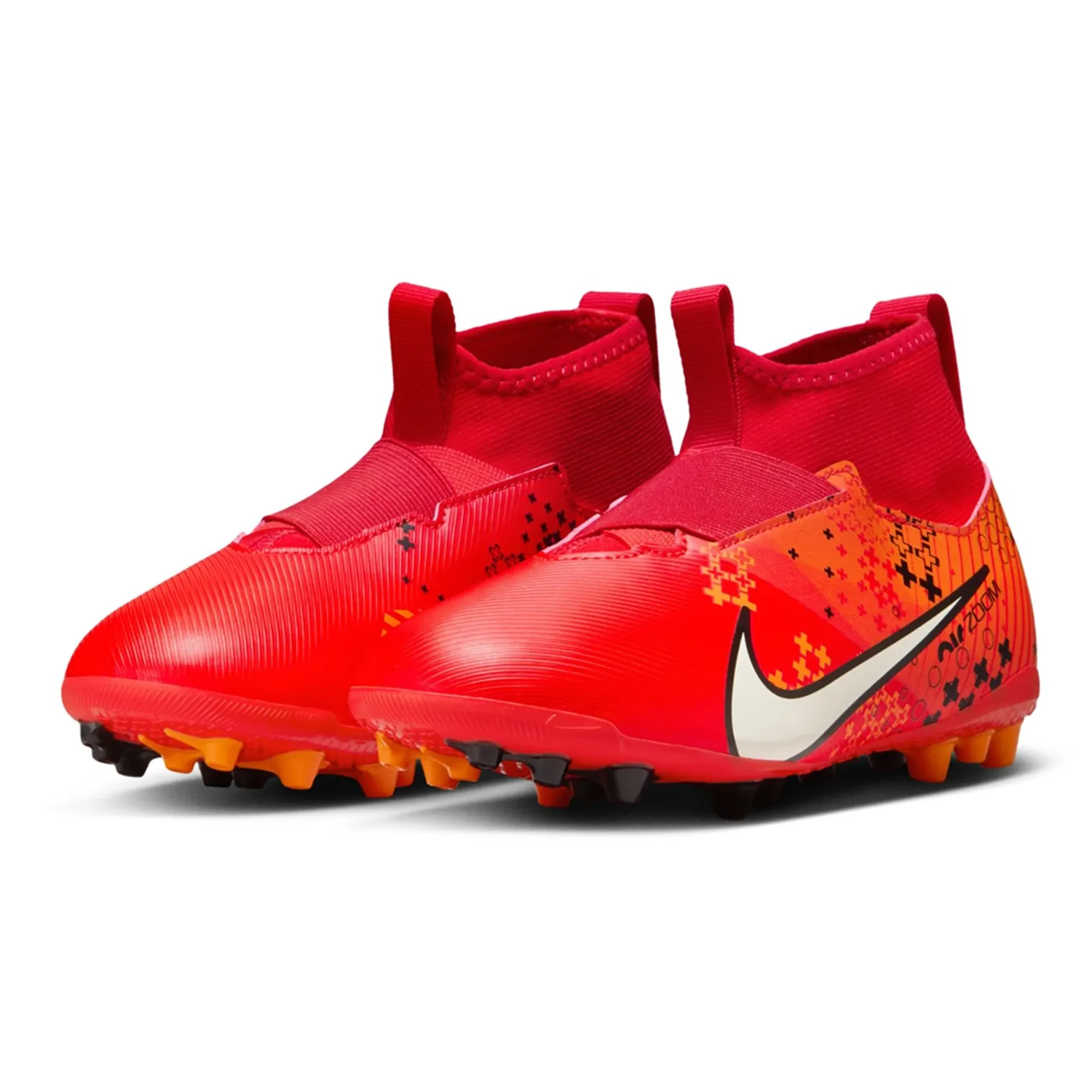 Nike Jr. Zoom Superfly 9 Academy MDS AG Soccer Cleats (Light Crimson/Pale Ivory)