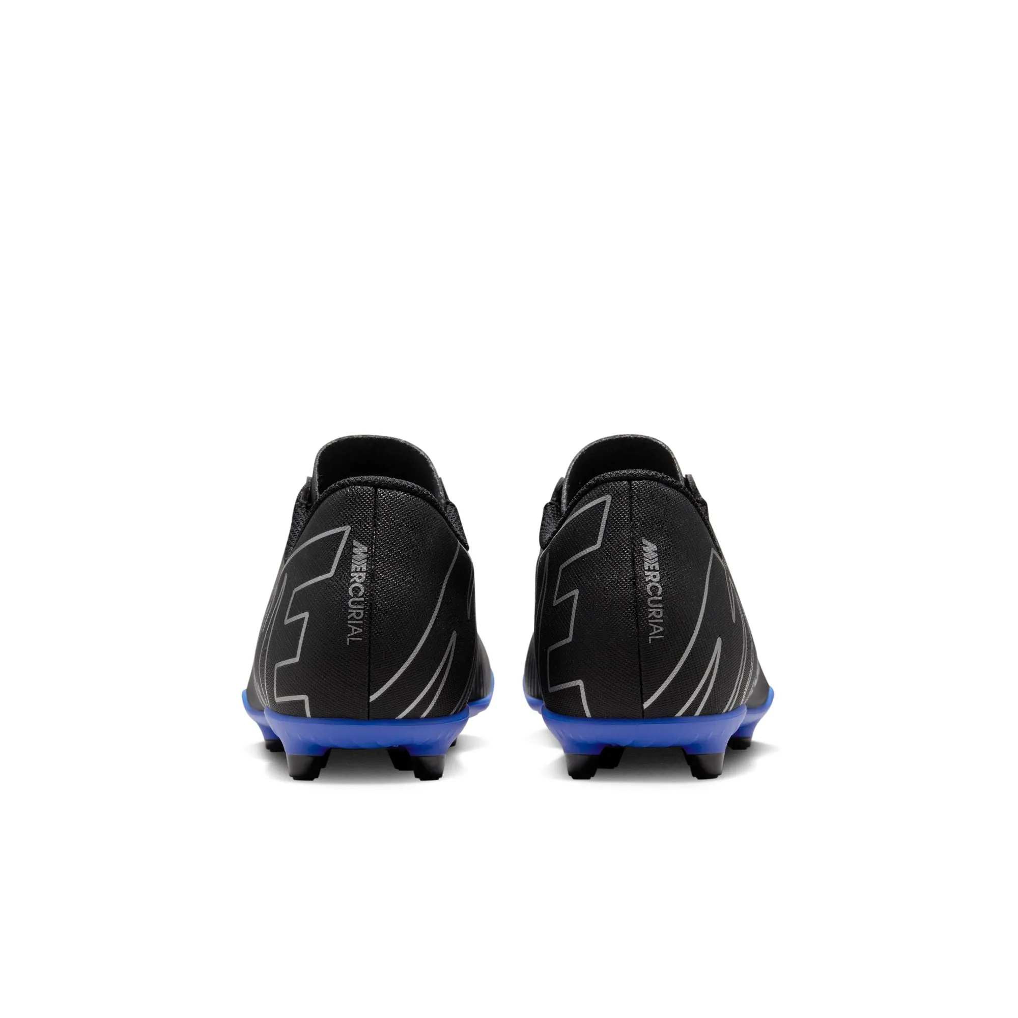 Nike Junior Mercurial Vapor 15 Club FG/MG Soccer Cleat - Black/ Chrome- Hyper Royal