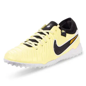 Nike Legend 10 Pro Turf Soccer Shoes (Lemonade/Black-Metallic Gold Coin)