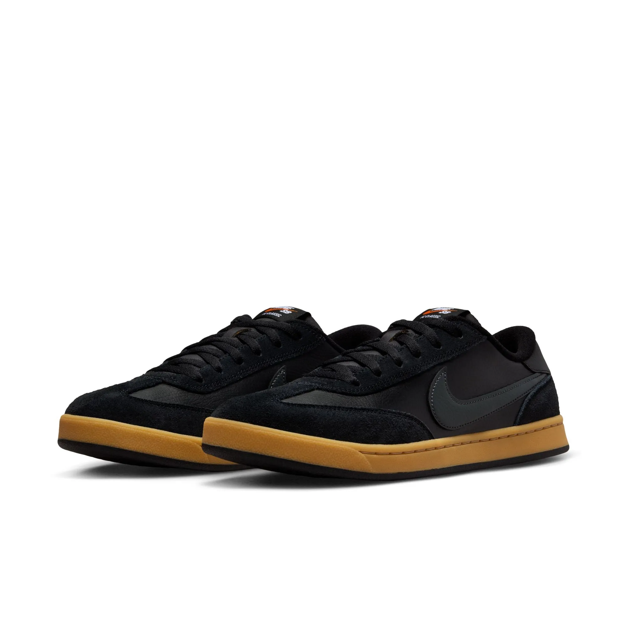 Nike SB FC Classic Shoes - Black/Gum/Anthracite-Vivid Orange