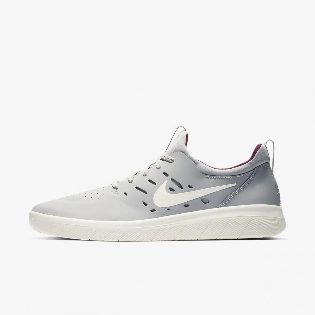 Nike Shoes SB Nyjah Free - Atmosphere Grey/Pale Ivory