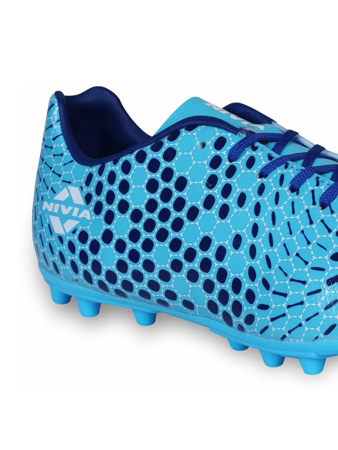 Nivia Kross Football Shoes Sky-Blue