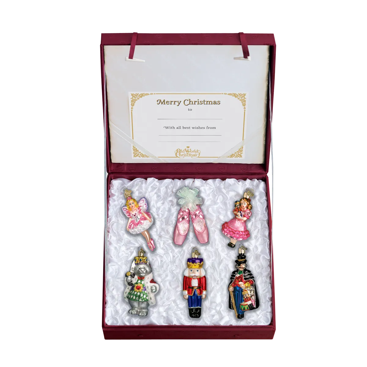 Old World Christmas The Nutcracker Glass Christmas Ornament Set