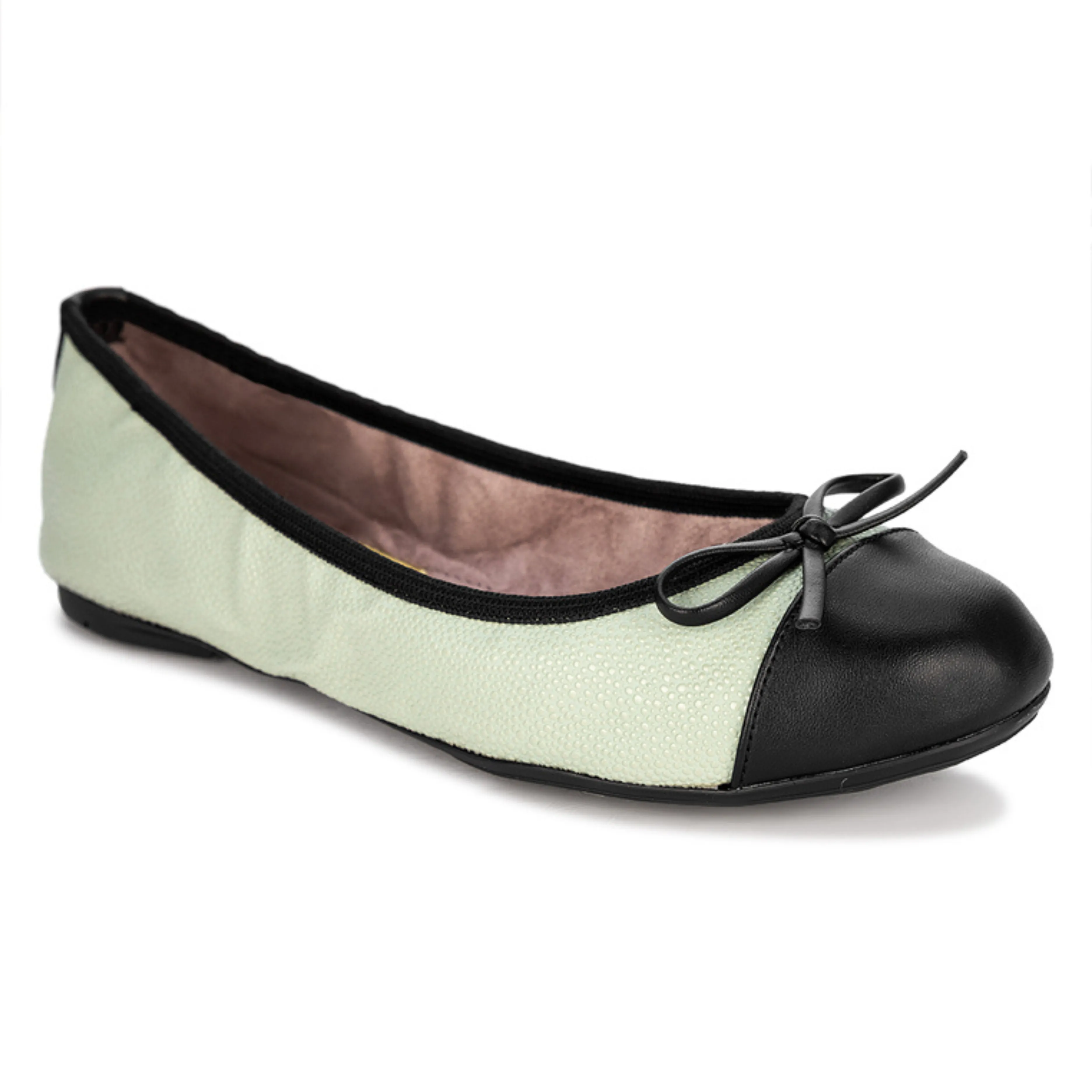 OLIVIA Ballet Flat Shoes - Sage Bubbles