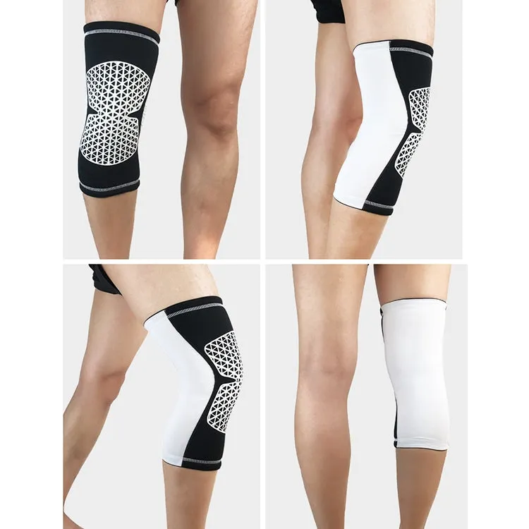 Outdoor Knee Leg Breathable Anti-collision Sports Protective Gear, Size: M (White)