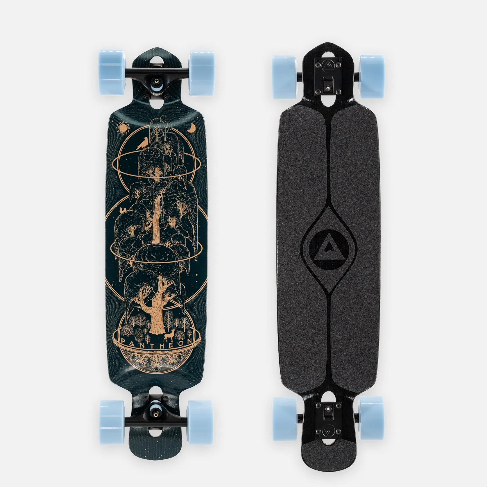 Pantheon 2024 Ember Classic commuter longboard complete