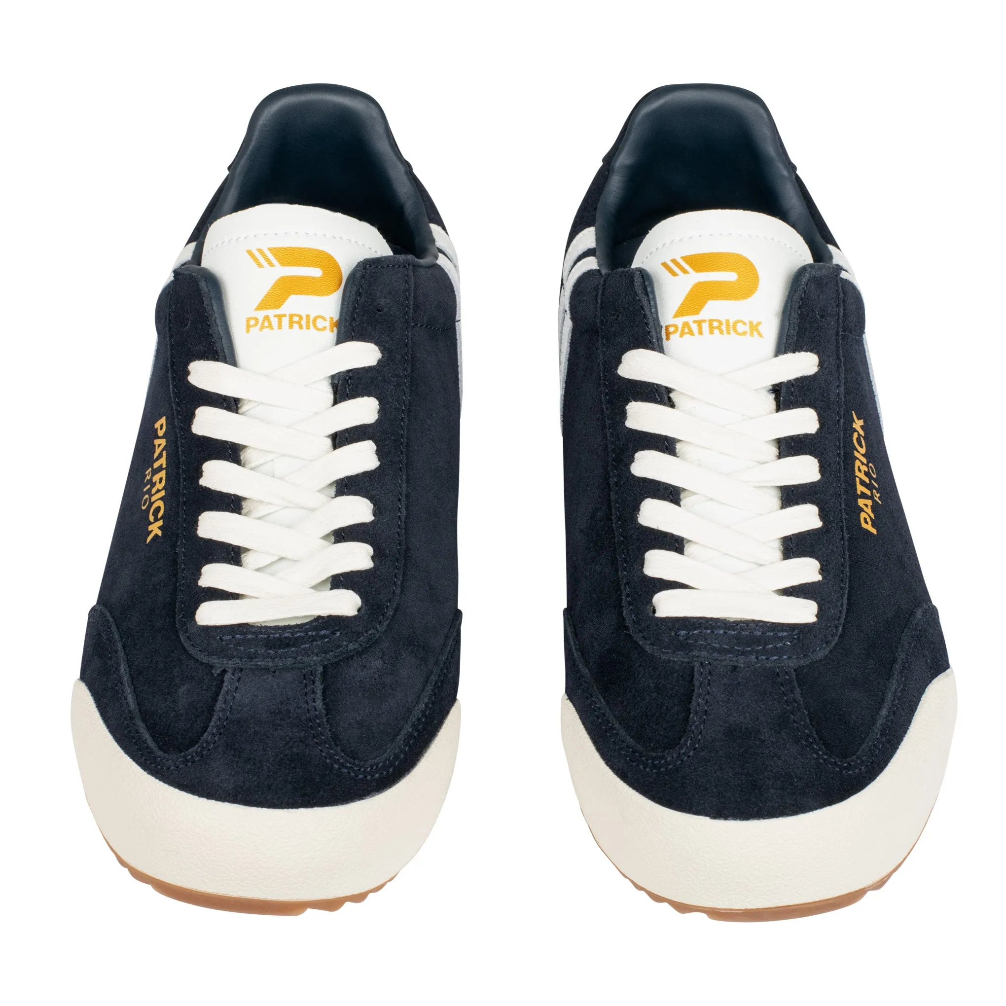 Patrick Rio Suede Trainers Navy/White