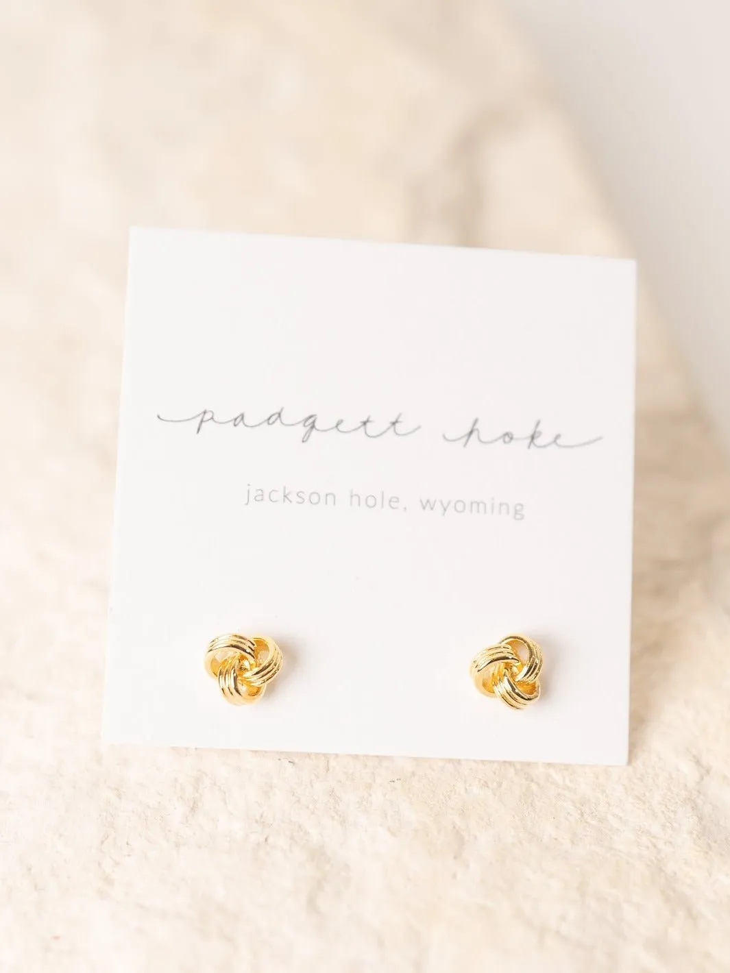 Petite Knot Post Earrings