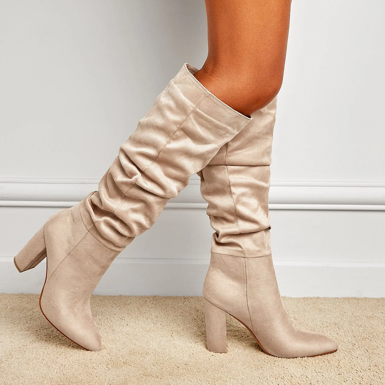 Point Toe Heeled Boots