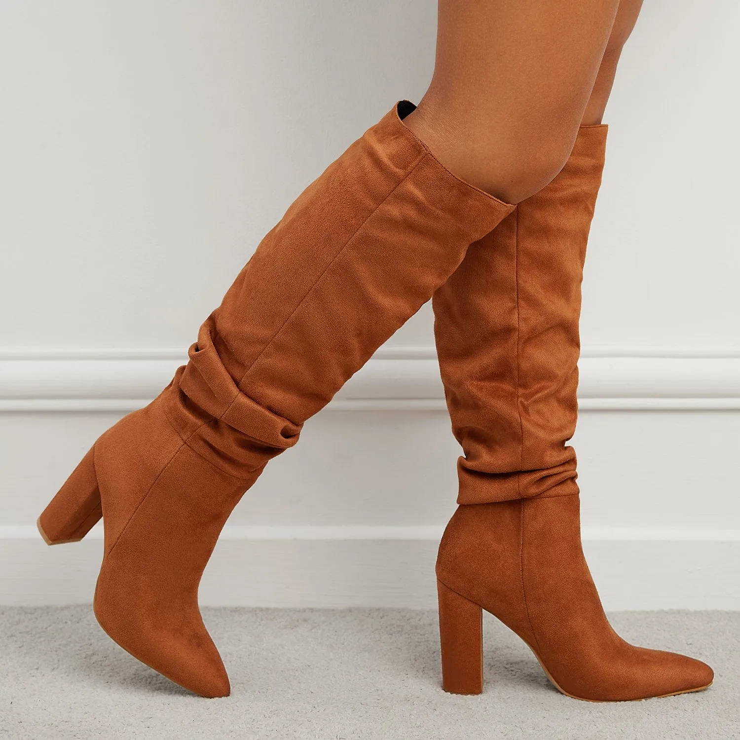 Point Toe Heeled Boots