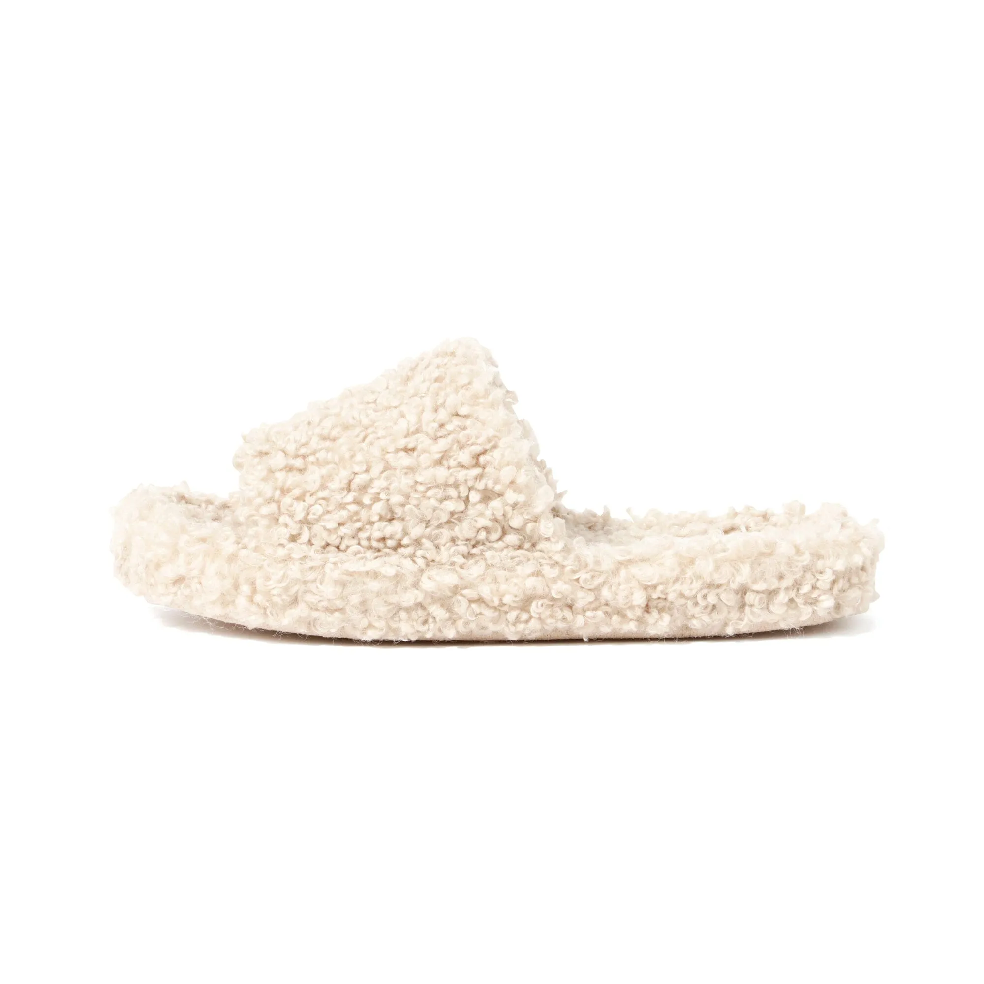 Poodle Boa Roomshoes  Beige