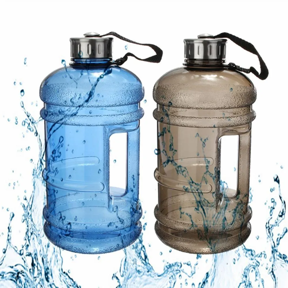 Portable 2.2 L Plastic Water Bottle and Drink Container for Sport, Workout, Gym, Bike