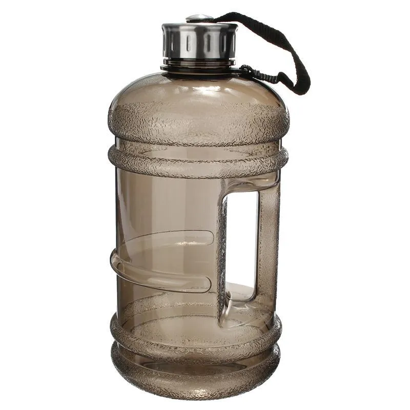 Portable 2.2 L Plastic Water Bottle and Drink Container for Sport, Workout, Gym, Bike