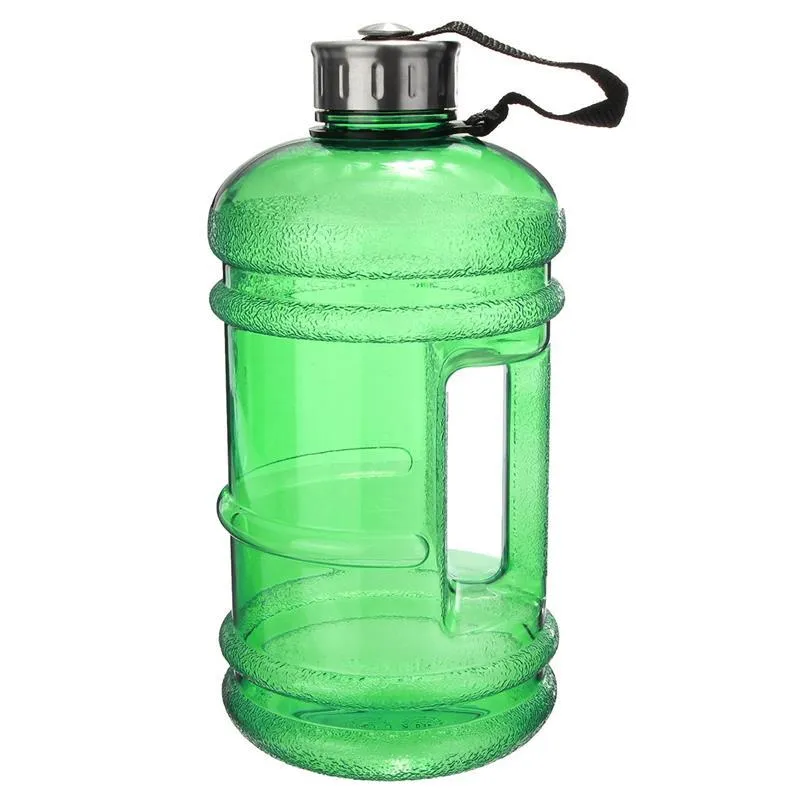 Portable 2.2 L Plastic Water Bottle and Drink Container for Sport, Workout, Gym, Bike