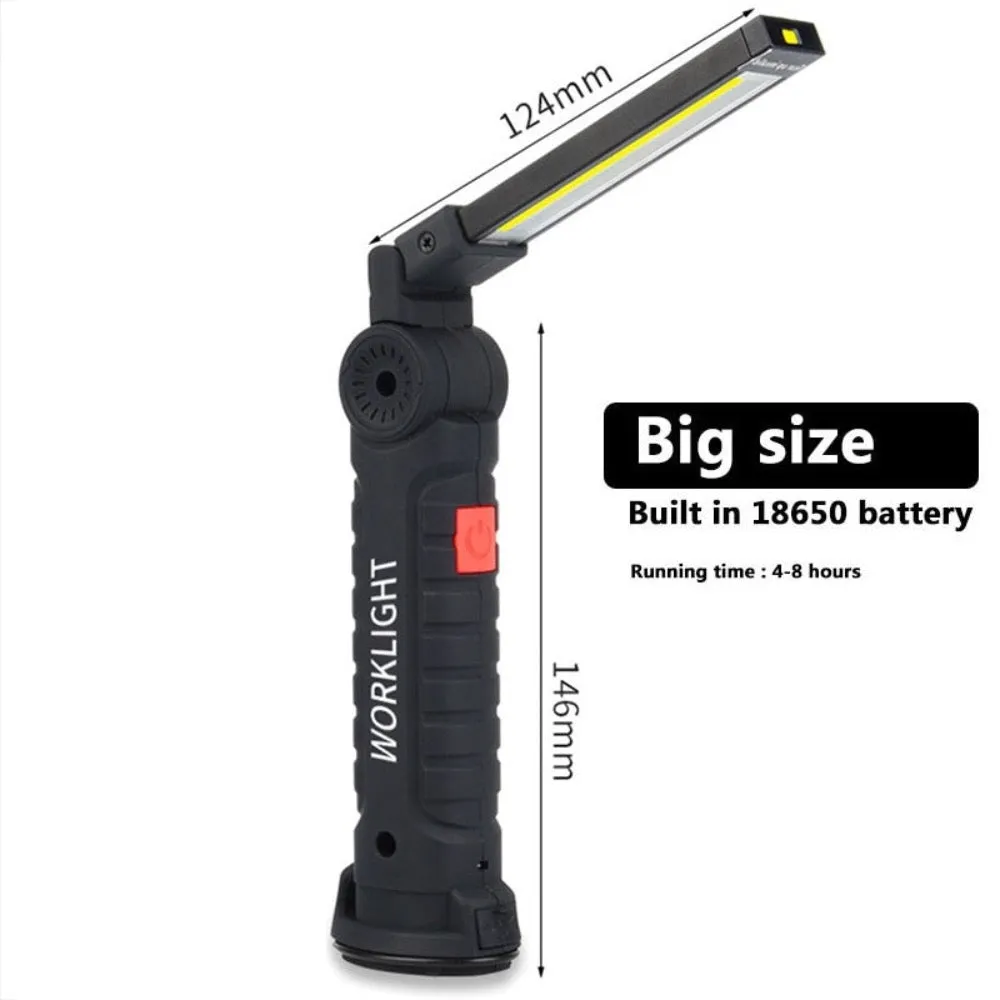 Portable Flash Light with Magnetic Base