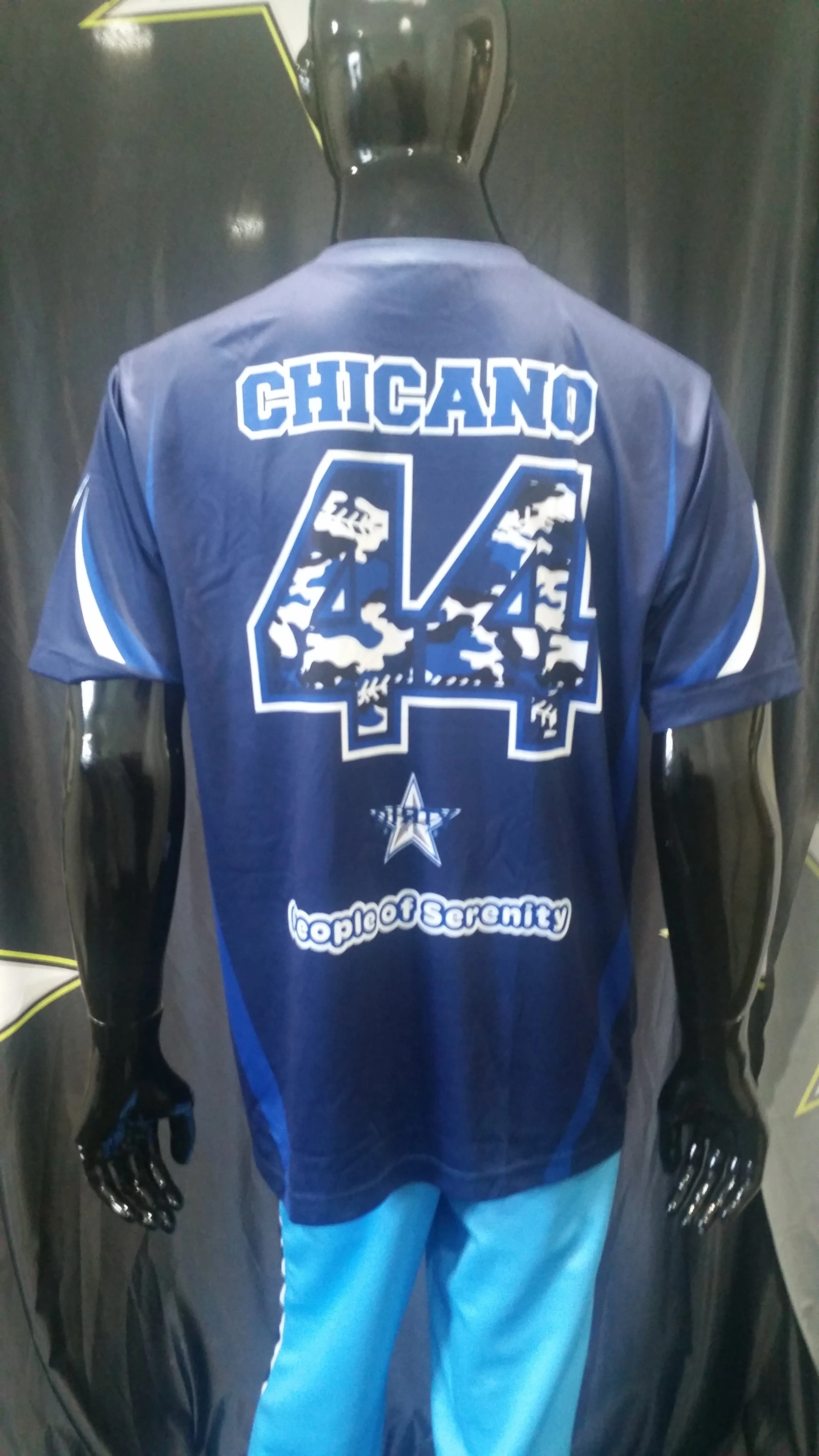 POS, Blue Camo - Custom Full-Dye Jersey