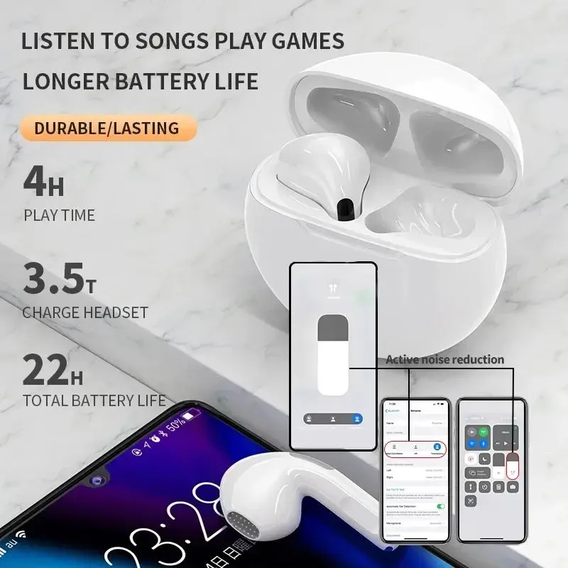 Pro 6 TWS Wireless Earphones