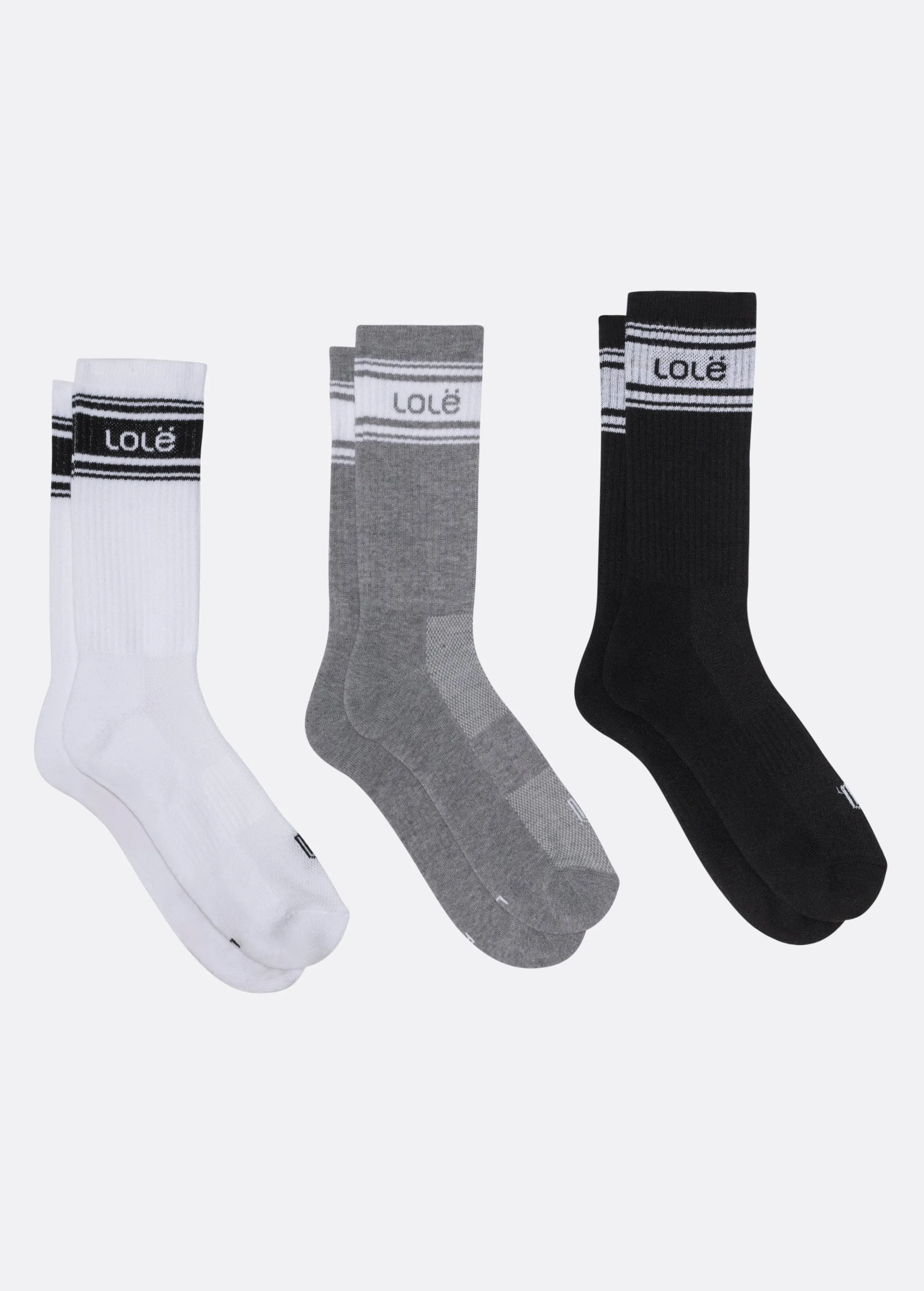 Promenade Crew Socks 3-Pack