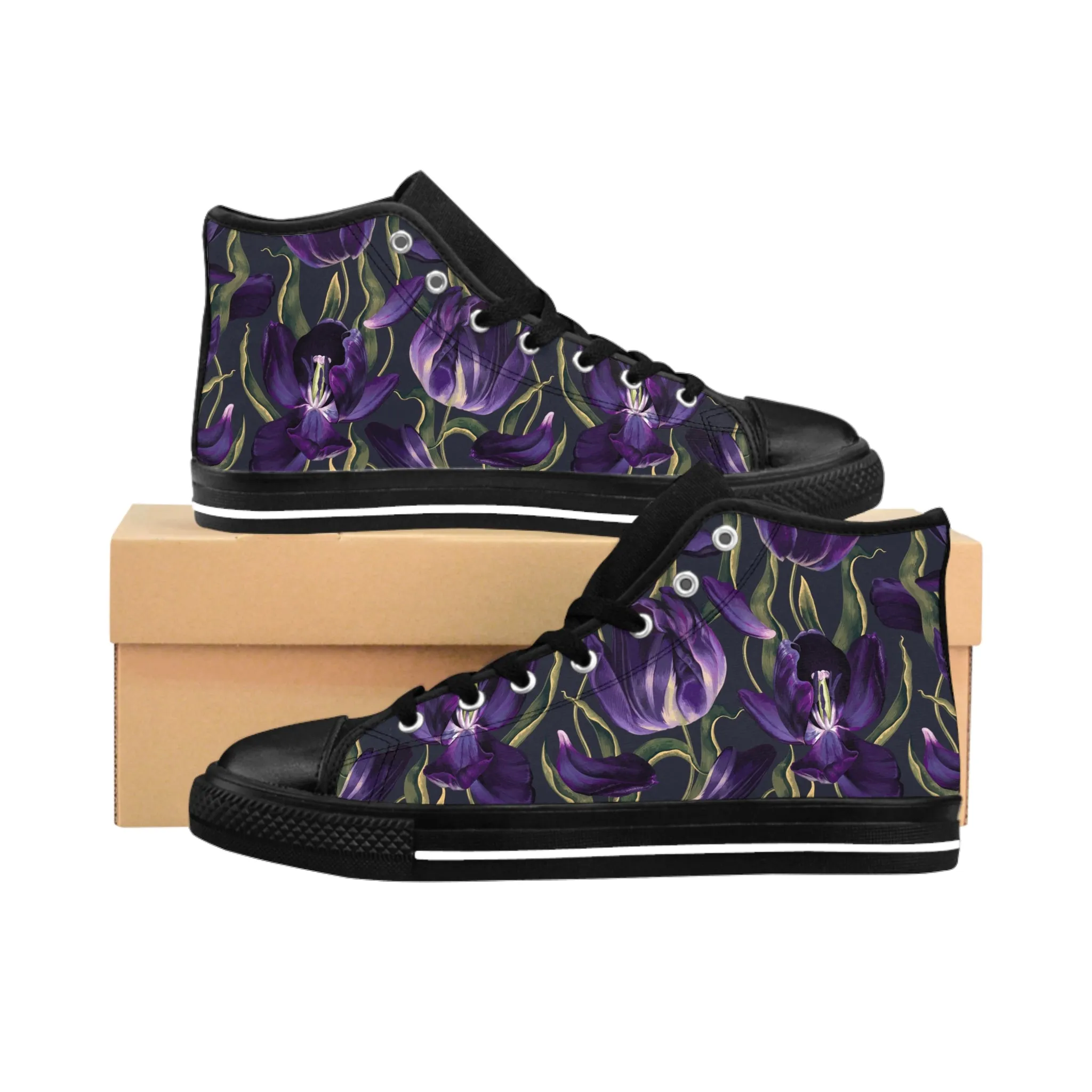 Purple Tulip Women's Classic Sneakers